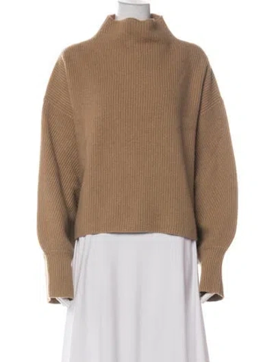 Pre-owned A.l.c Mock Neck Sweater In Green