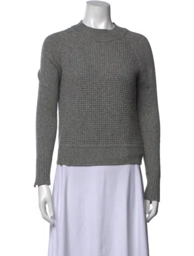 Pre-owned A.l.c Mock Neck Sweater In Grey