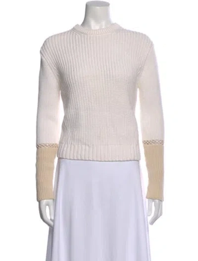 Pre-owned A.l.c Mock Neck Sweater In Pink
