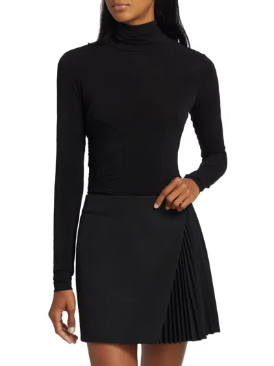 A.l.c Molly Smocked Top In Black