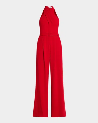 A.l.c Murphy Ii Belted Wide-leg Jumpsuit In Multi