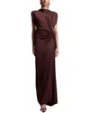 A.l.c . Nadia Gown In Burgundy