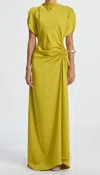 A.L.C NADIA LONG GOWN IN CACTUS BLO