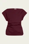 A.l.c Nara Off Shoulder Top In Plum In Purple