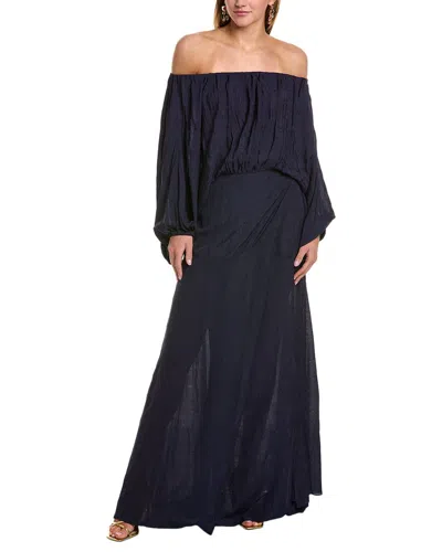 A.l.c . Natalia Maxi Dress In Blue