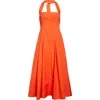 A.l.c . Natalie Stretch Cotton Halter Dress
