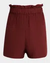 A.l.c . Nate Paperbag Waist Cotton Shorts