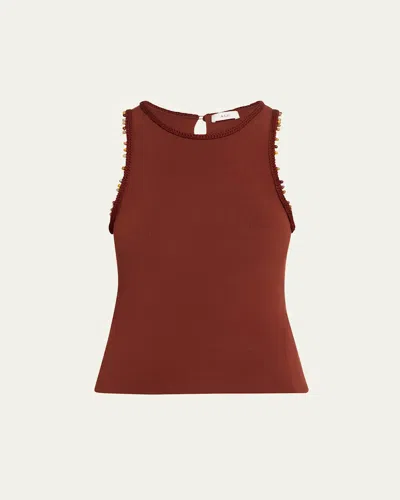 A.l.c Nelly Bead-trim Tank Top