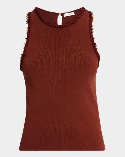 A.l.c Nelly Bead-trim Tank Top