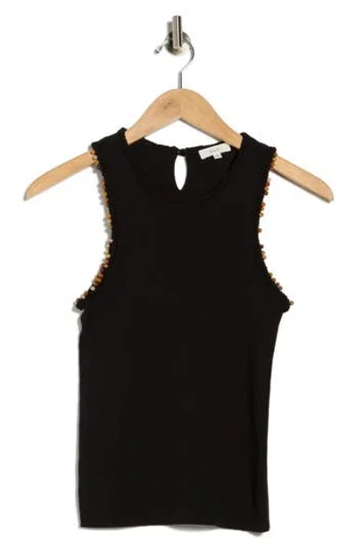 A.l.c . Nelly Beaded Top In Black