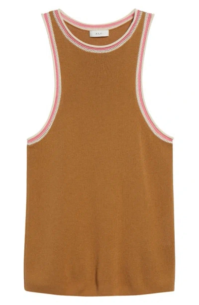 A.l.c Nelly Racerback Tank Top In Deep Honey