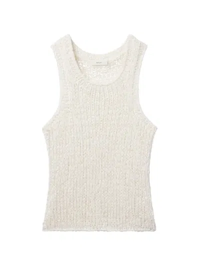 A.l.c Nelly Open-knit Top In Neutral
