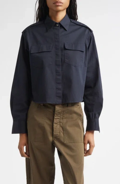 A.l.c . Nico Button-up Shirt In Blue