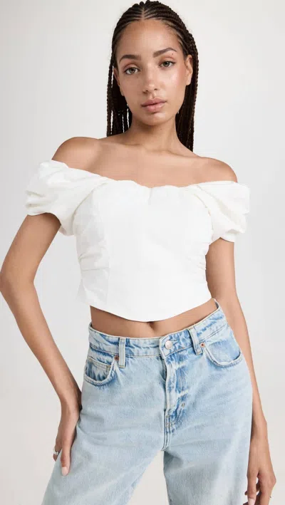 A.l.c Nora Top In White