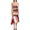 A.l.c Nova Womens Crochet Halter Dress In Pink