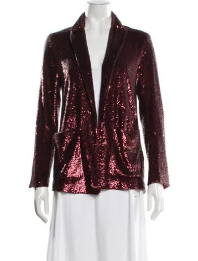Pre-owned A.l.c Nylon Blazer In Red