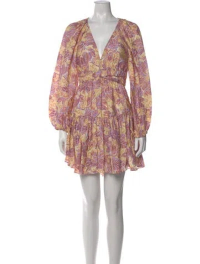 Pre-owned A.l.c Nylon Long Dress In Purple