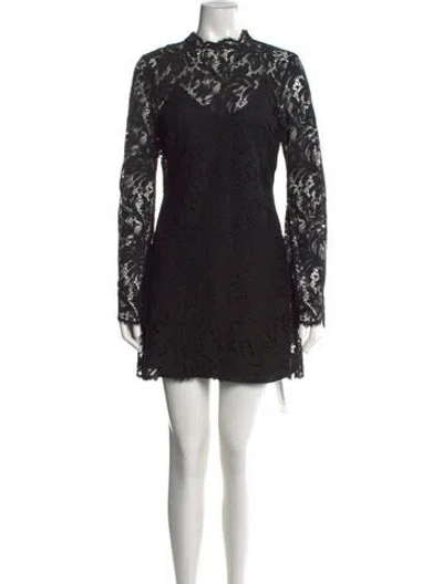 Pre-owned A.l.c Nylon Mini Dress In Black
