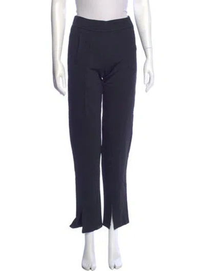 Pre-owned A.l.c Nylon Straight Leg Pants In Black