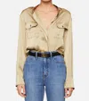 A.l.c Oakley Top In Elmwood In Green