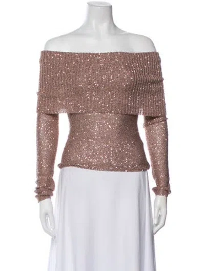 Pre-owned A.l.c Off-the-shoulder Sweater In Multi