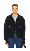 A.l.c Zip-front Long-sleeve Cardigan In Blue