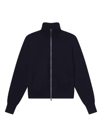 A.l.c Oliver Zip-fastening Cardigan In Blue