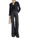 A.l.c Ollie Cropped Tweed Jacket In Maritime Navy In Multi