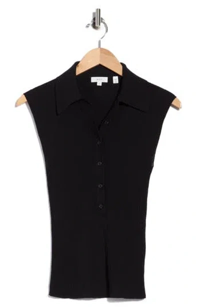 A.l.c . Ollie Polo Top In Black