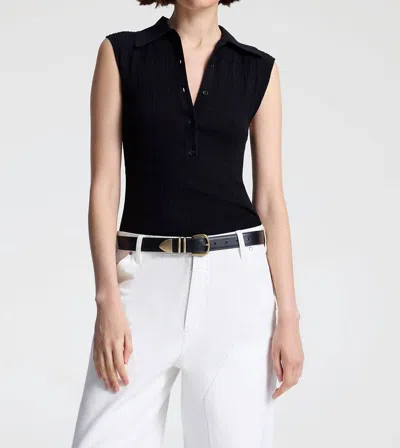 A.l.c Ollie Top In Black In Multi