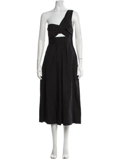Pre-owned A.l.c One-shoulder Jumpsuit In Black