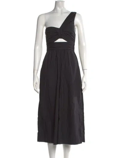 Pre-owned A.l.c One-shoulder Jumpsuit In Black
