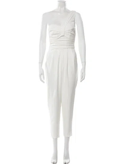 Pre-owned A.l.c One-shoulder Jumpsuit In Neutral