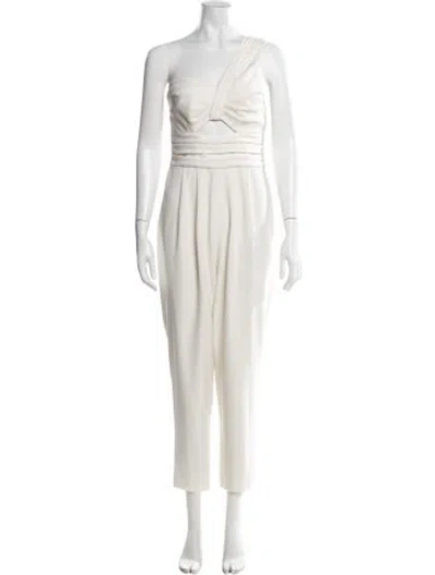 Pre-owned A.l.c One-shoulder Jumpsuit In Neutral