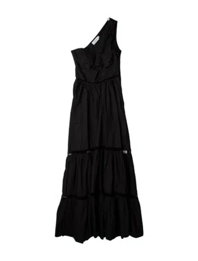 Pre-owned A.l.c One-shoulder Long Dress In Blue