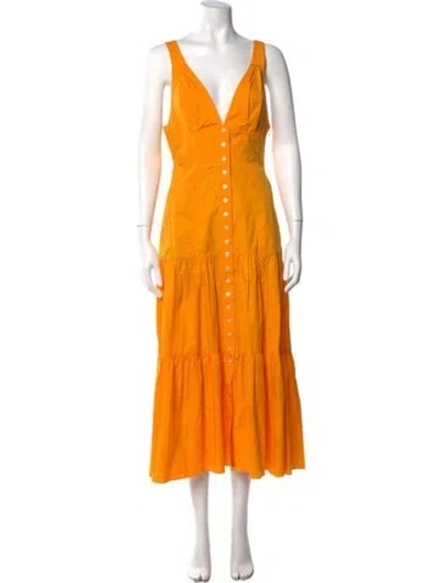 Pre-owned A.l.c One-shoulder Long Dress In Pink