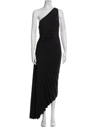 Pre-owned A.l.c One-shoulder Long Dress W/ Tags In Gray