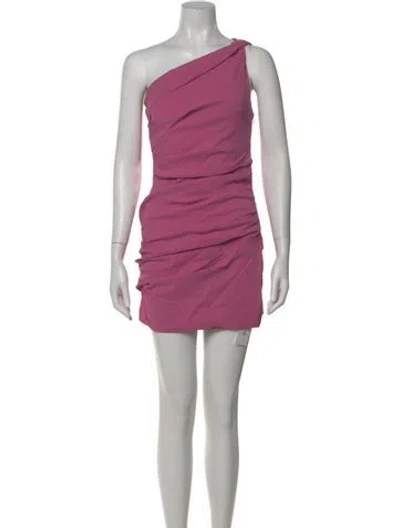 Pre-owned A.l.c One-shoulder Mini Dress W/ Tags In Multi