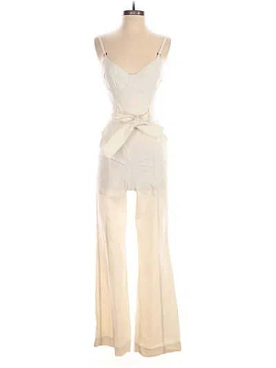 Pre-owned A.l.c Overalls In White