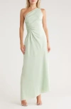 A.l.c . Paige One Shoulder Dress In Green