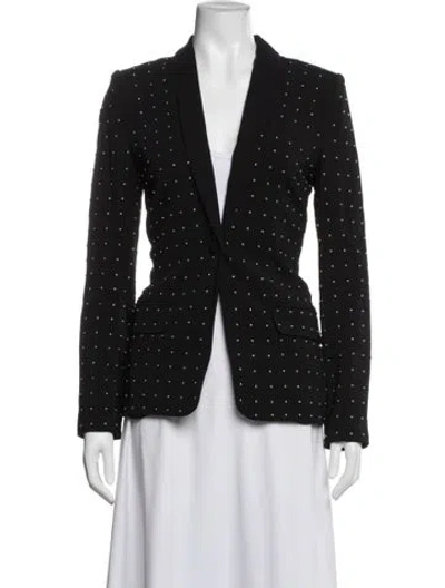 Pre-owned A.l.c Patterned Blazer In Black