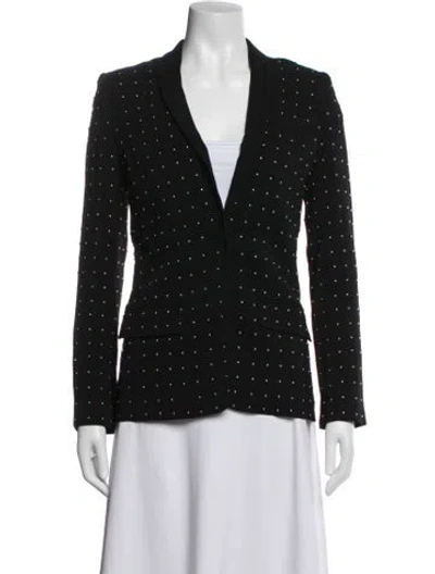 Pre-owned A.l.c Patterned Blazer In Black