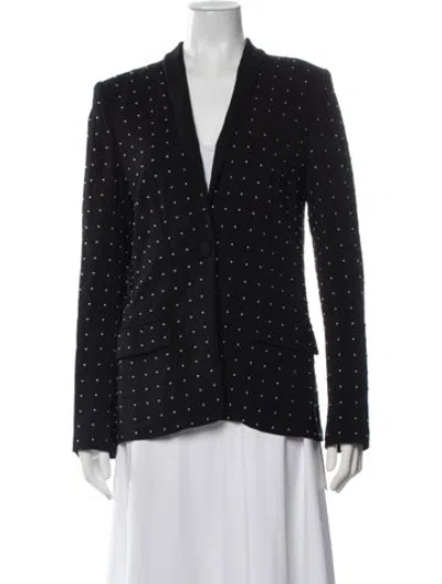 Pre-owned A.l.c Patterned Blazer In Black
