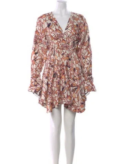 Pre-owned A.l.c Patterned Mini Dress