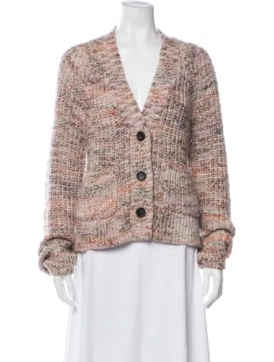 Pre-owned A.l.c Patterned V-neck Sweater In Multi
