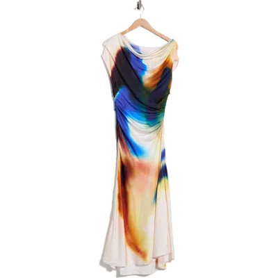 A.l.c . Penny One-shoulder Maxi Dress In Multi