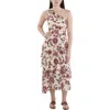 A.l.c Perry Womens Floral Print Silk Midi Dress In Multi