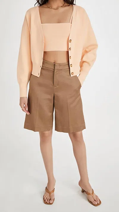 A.l.c Peters Ii Cardigan In Apricot In Brown