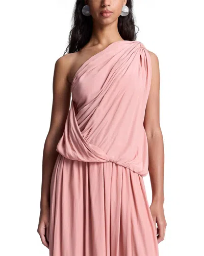 A.l.c Petra Draped One-shoulder Top In Pink