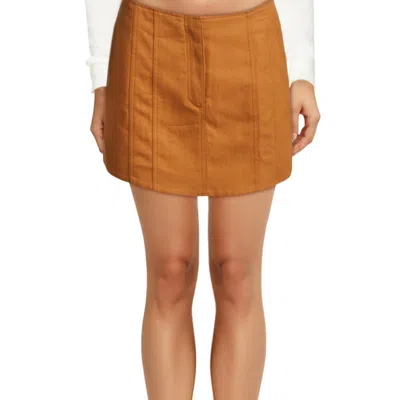 A.l.c Pia Skirt In Brown
